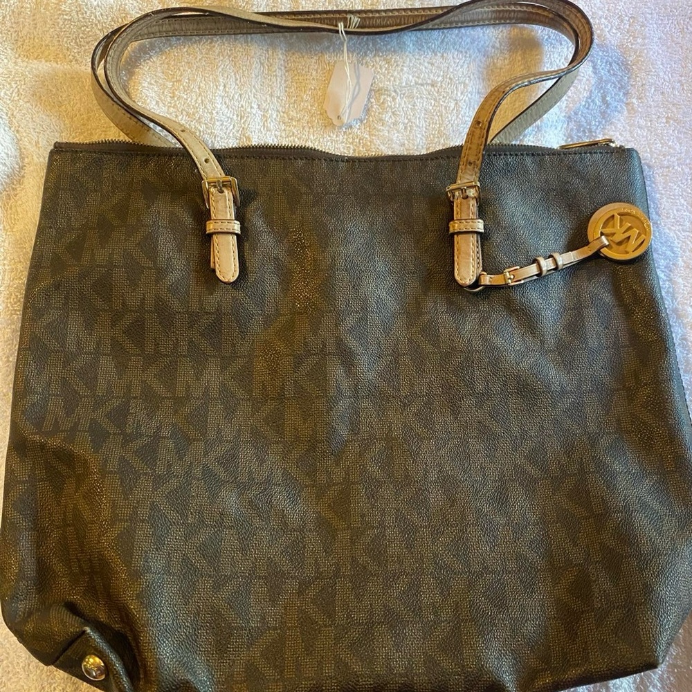 Michael Kors brown tote